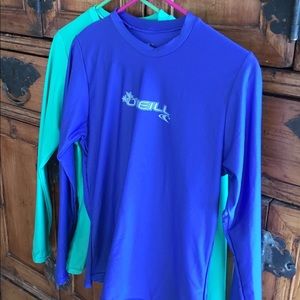 O’Neill Womens Medium Long Sleeve Rash Guard Shirt